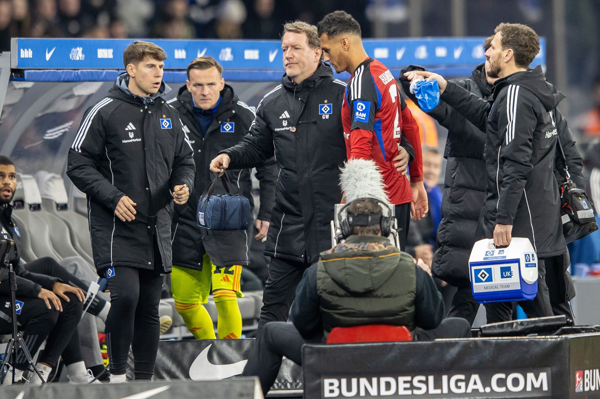 HSV-Stürmer Selke mit Jochbogenfraktur