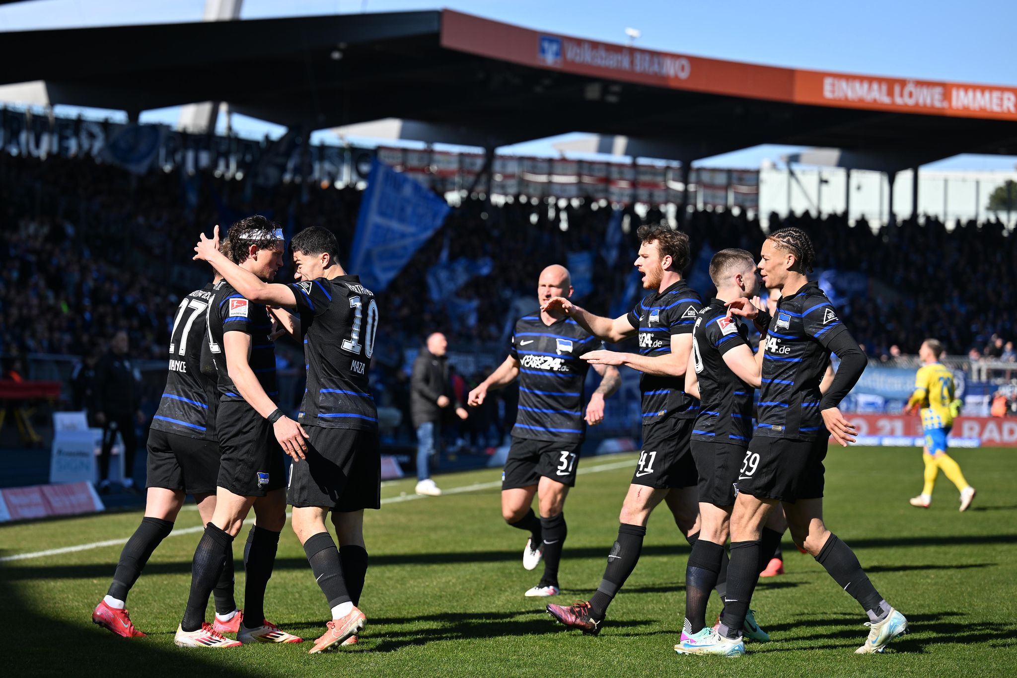 5:1 in Braunschweig: Hertha schafft Befreiungsschlag